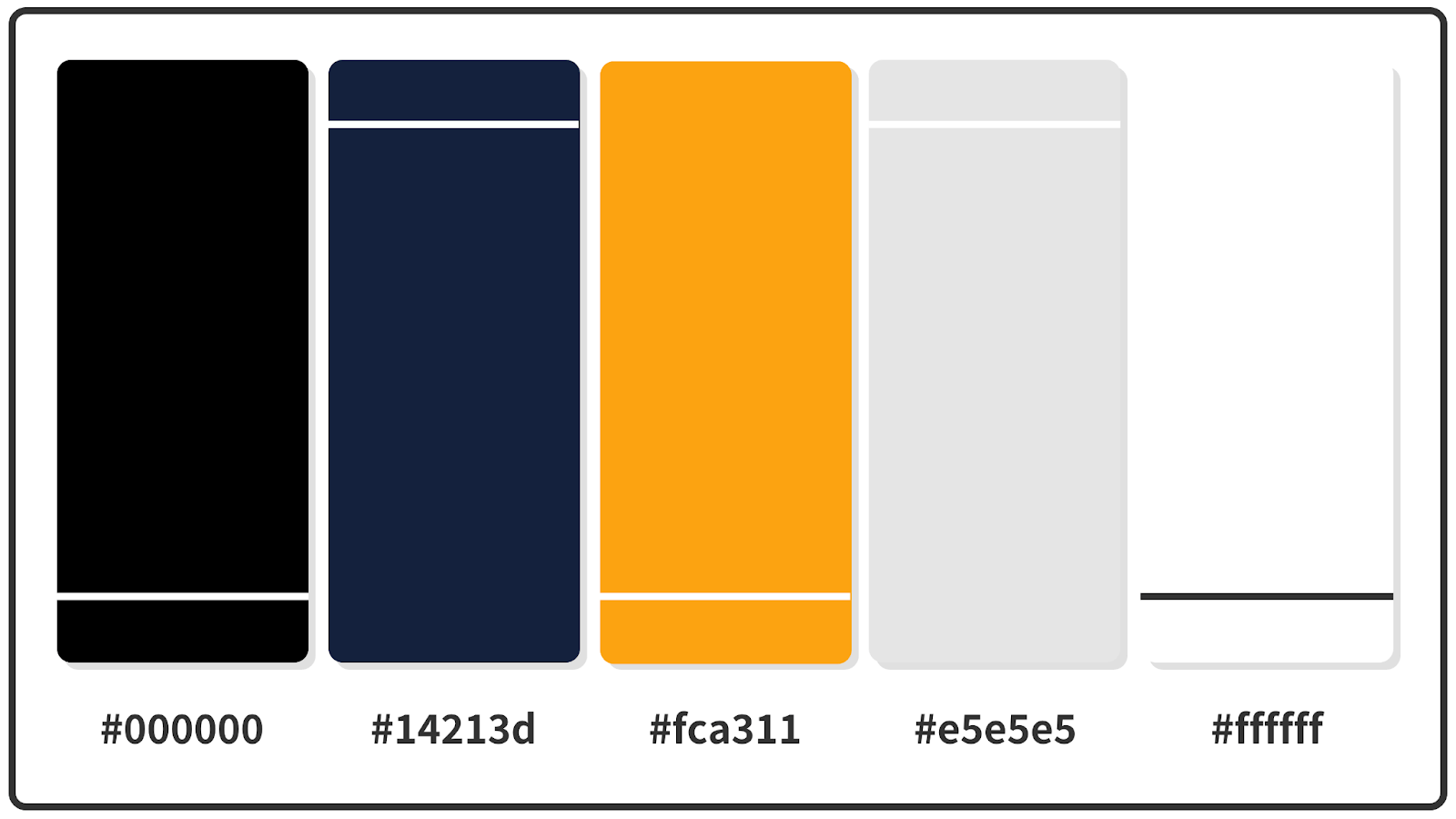 Orange Web + Oxford Blue Color Palette