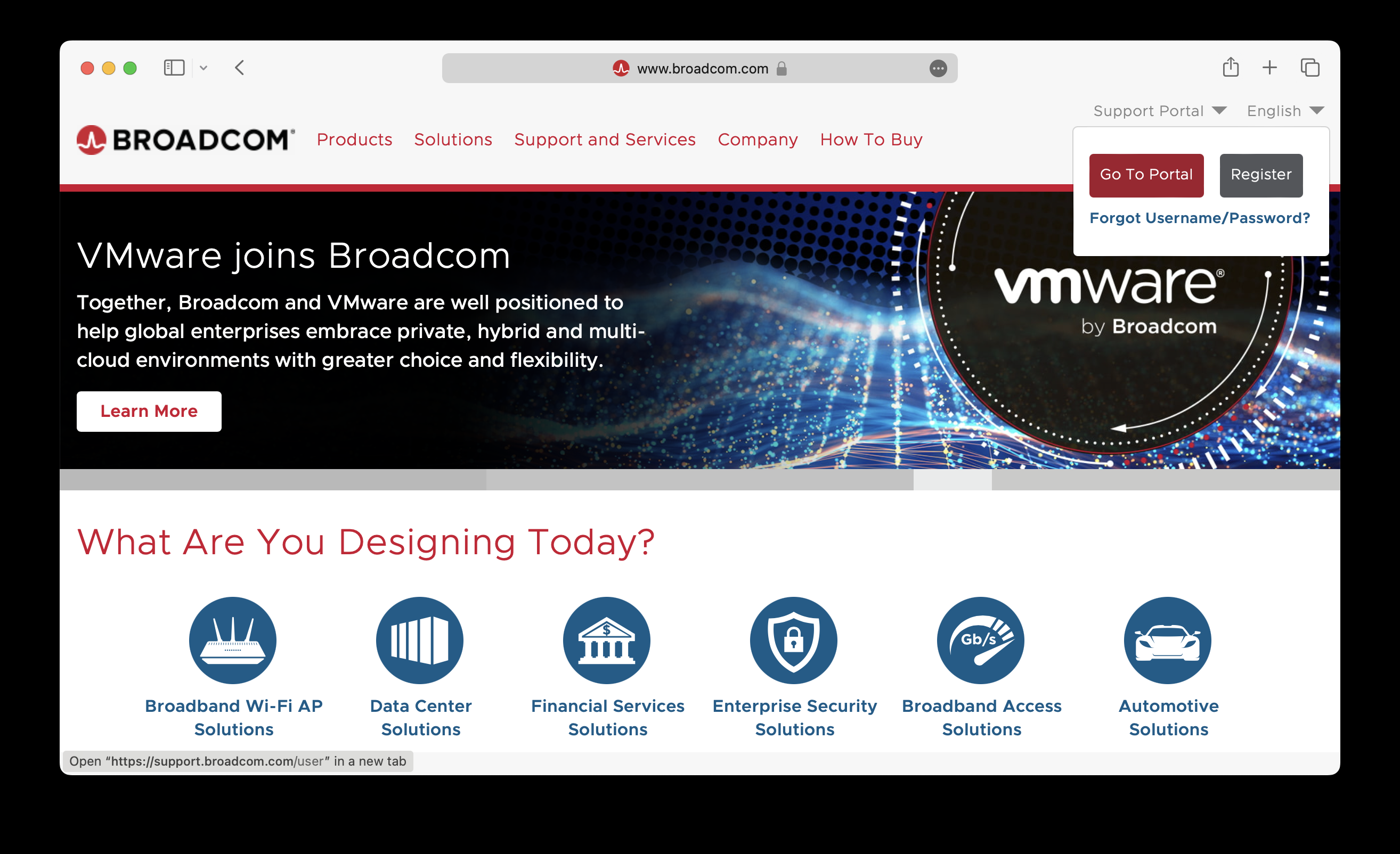 Broadcom Homepage