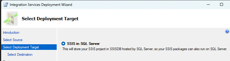 SSIS in SQL Server